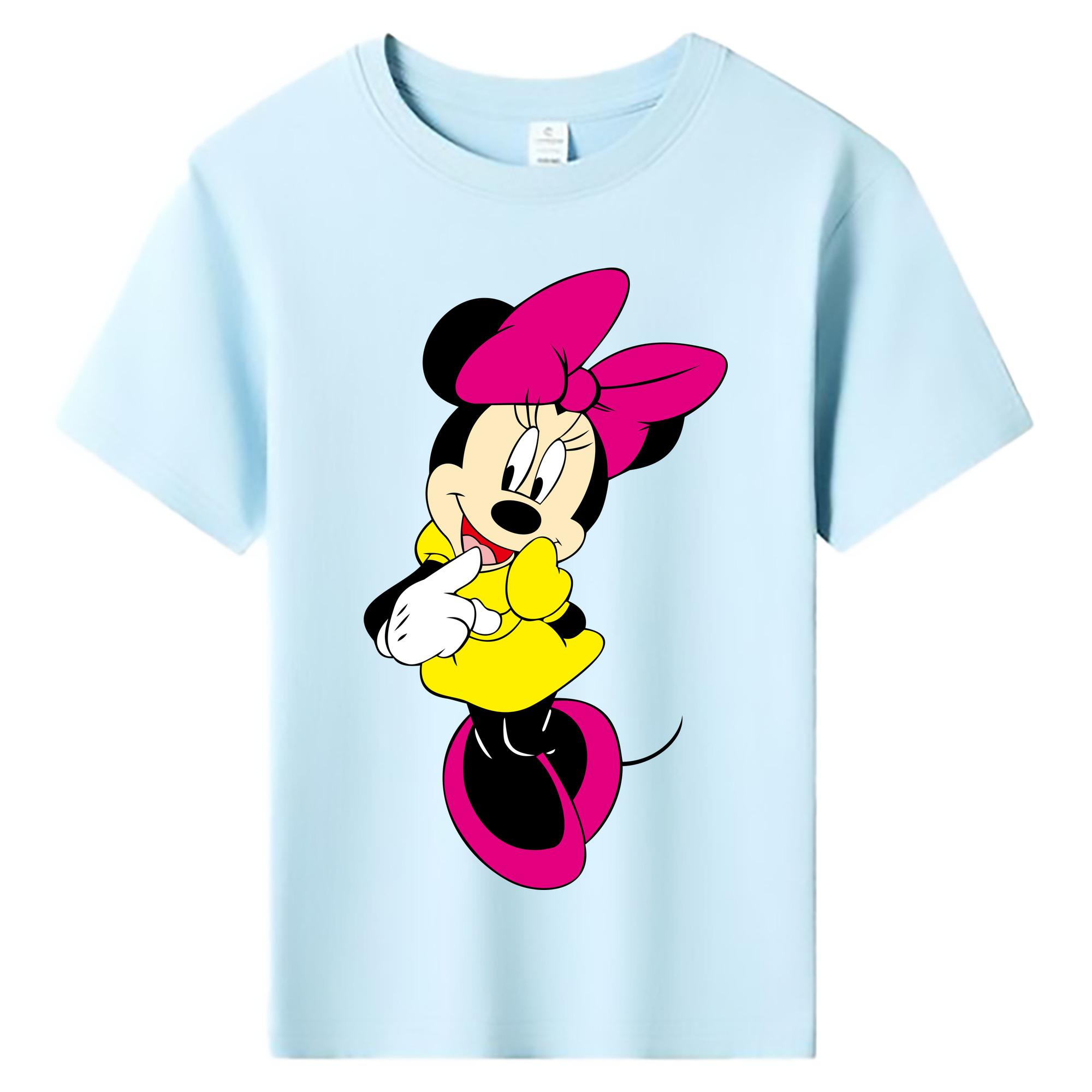 ミッキーマウス Mickey Mouse 綿100％キッズTシャツ（フロントプリント）